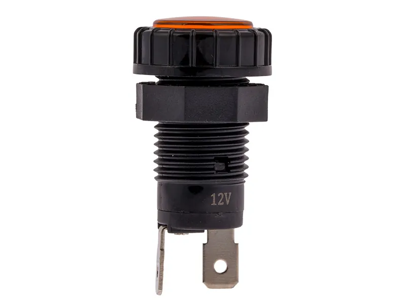 C-PWR LED-kontrollampa orange 12V för 17 mm hål - Bild 2