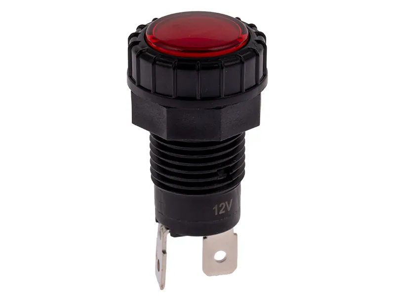 C-PWR LED-kontrollampa röd 12V för 17 mm hål - Ledextraljus.eu