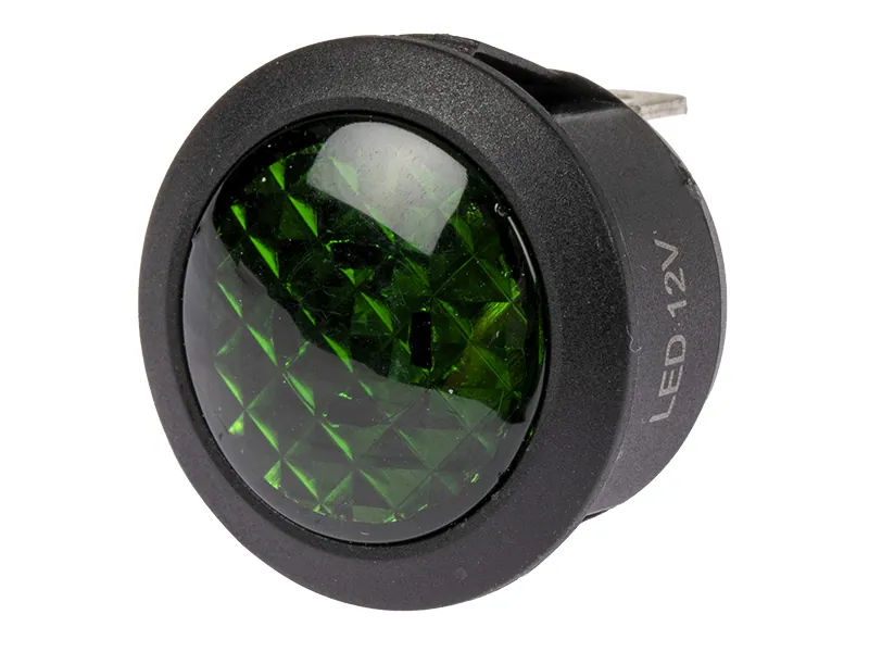 C-PWR LED-kontrollampa grön 12V för 20 mm hål - Ledextraljus.eu