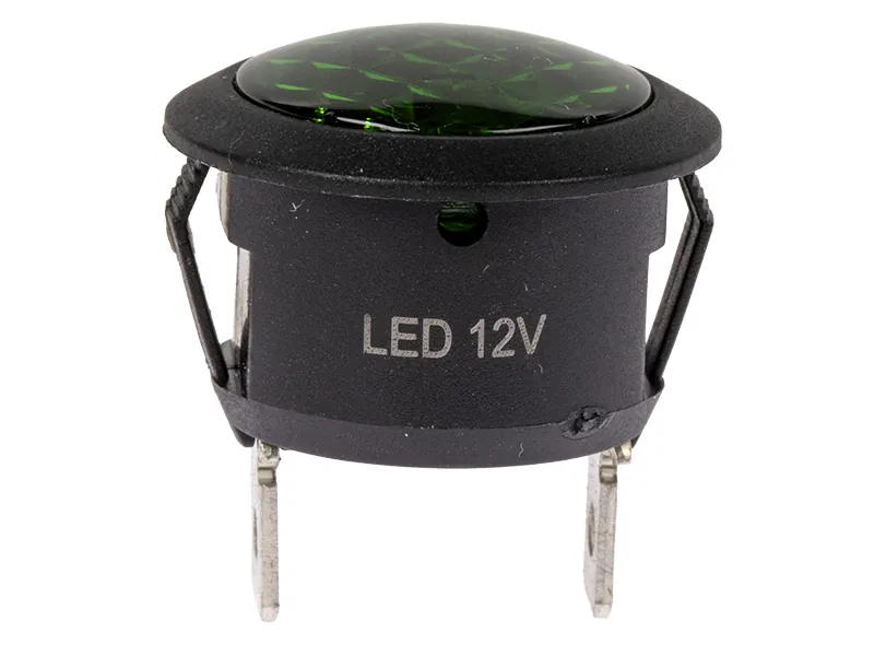 C-PWR LED-kontrollampa grön 12V för 20 mm hål - Bild 4