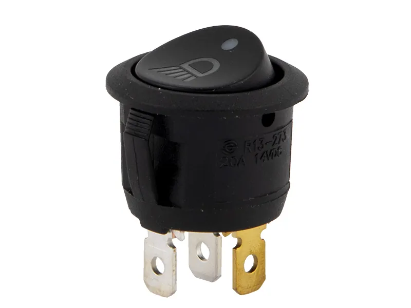 C-PWR vippbrytare arbetsljus med LED 12V 20A, ø 20 mm - Ledextraljus.eu