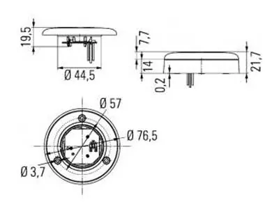 HELLA LED-innerbelysning 5V 1.5W USB-driven för fordon - Bild 2