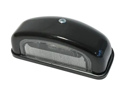 Hella Skyltbelysning Svart Låg Profil 105x55x40mm - SV8.5 Sockel - Ledextraljus.eu