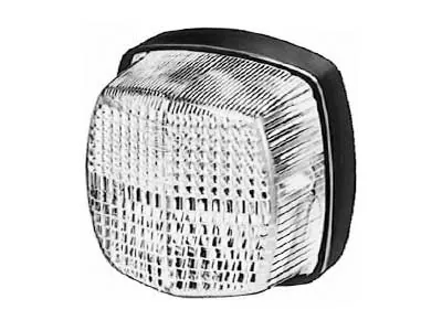 Sidomarkeringsljus Vit 12/24V 62x62mm för Jordbruksmaskiner och Entreprenadfordon - Ledextraljus.eu