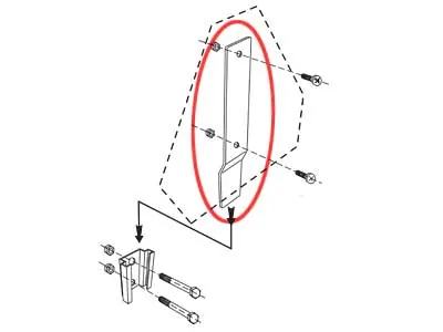 Fäste för Skylt Långsamtgående Fordon - Reflektorer och Skyltar - Bild 2
