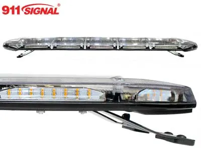 LED Beacon Panel Varningsljus Bärnstensfärgat 165W 10-30V 1422mm - Ledextraljus.eu