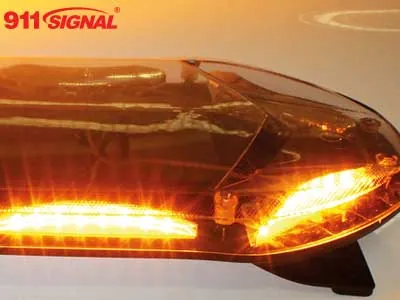 LED Beacon Panel Varningsljus Bärnstensfärgat 165W 10-30V 1422mm - Bild 2