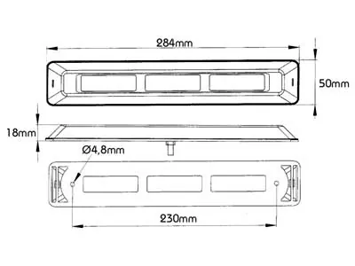 PROPLAST Monteringshus för PRO-CAN XL Chrome 284mm - Bild 2