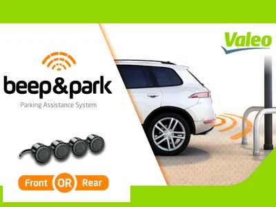 Valeo parkeringssensorsats 12V med 4 sensorer
