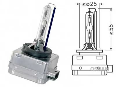 OSRAM Xenarc Classic D1S Xenonlampa 35W 85V - 66140CLC - Bild 2