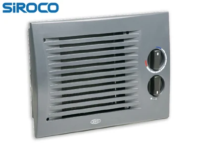 Siroco Tyst Värmefläkt 24V - Anthracite, 1-hastighet, 2.8kW - Ledextraljus.eu