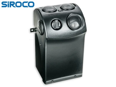 Siroco Elektrisk Värmefläkt 24V - 3-hastigheter, 250m³/h, 2.0kW - Ledextraljus.eu
