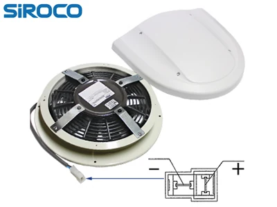 Takfläkt SIROCO - 12V 318x72mm - Ledextraljus.eu