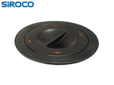 Takventil SIROCO Ö 214 mm - Svart - Ledextraljus.eu