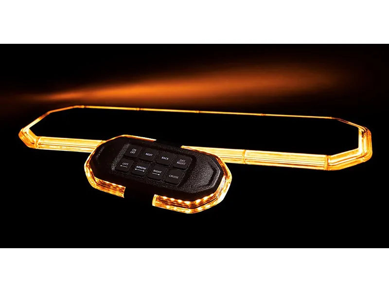 Radiant LED Beacon Panel Gul Varningsljuspanel 1082mm 10-30V ECE R65 - Bild 3