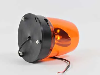 Britax Halogen Rotorblixtljus H1 12/24V Gul - 3-punktsfäste 160 bpm - Bild 2