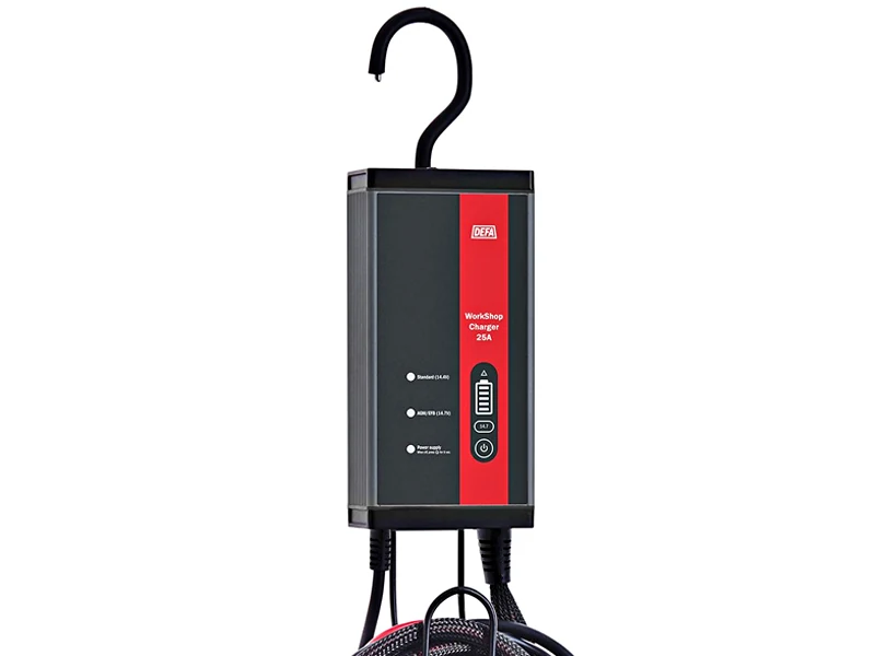 DEFA Batteriladdare WorkshopCharger 12V 25A IP20 - Ledextraljus.eu