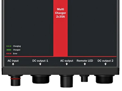 DEFA Batteriladdare MultiCharger 2X35A 12V PLUGIN - Bild 3