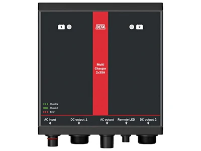 DEFA Batteriladdare MultiCharger 2X35A 12V PLUGIN - Bild 4