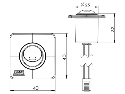 DEFA Fjärrkontrollpanel för inverter 1200-2500W - Bild 3