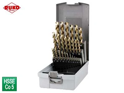 Borrset 25 delar RUKO HSSE Co5 - Ledextraljus.eu