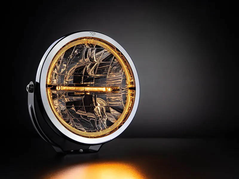 STRANDS Ambassador 9" LED Extraljus 5535lm 10-32V med Dubbla Positionsljus - Bild 5