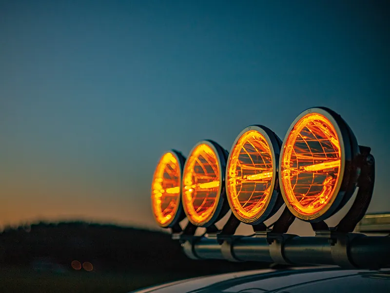 STRANDS Ambassador 9" LED Extraljus 5535lm 10-32V med Dubbla Positionsljus - Bild 6