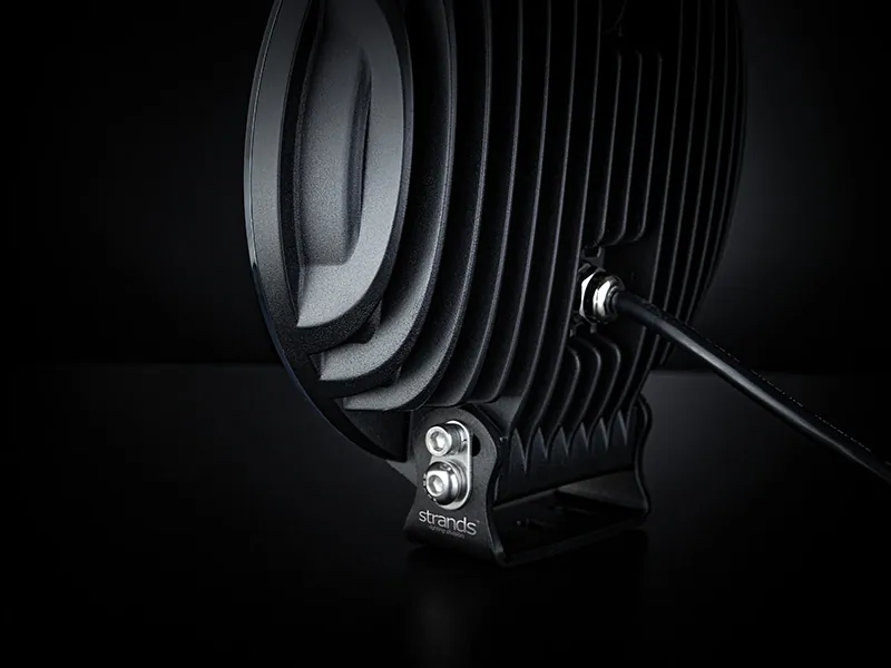 STRANDS Dark Knight Intense 9" LED Extraljus 14000lm 9-36V med Positionsljus - Bild 4