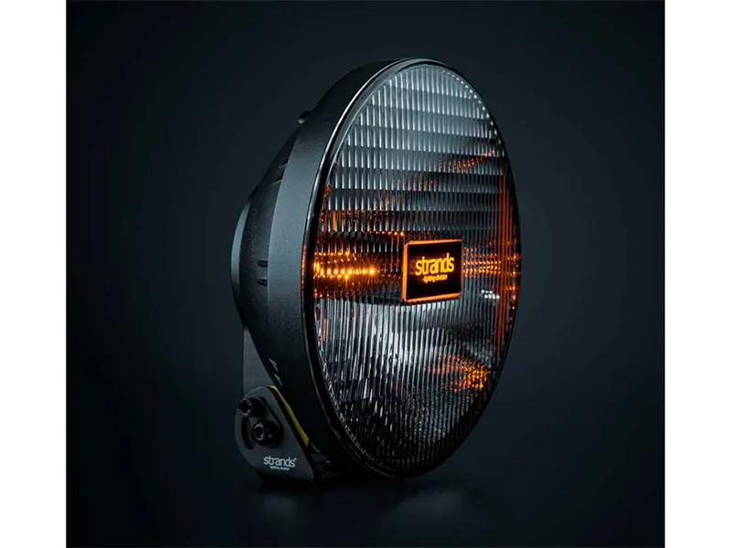 STRANDS IZE LED Fjärrstrålkastare 9" 12000lm 12-36V med Amber Positionsljus - Bild 2