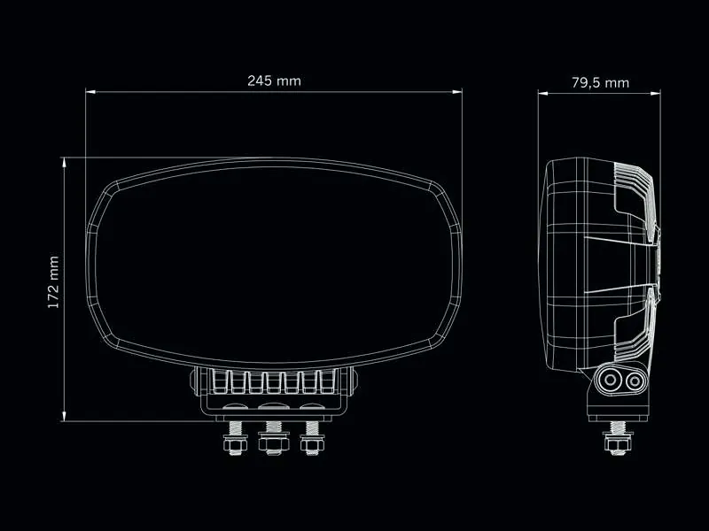 Strands Firefly One LED-ramp 15400lm 10-48V Varningsljus Positionsljus - Bild 8