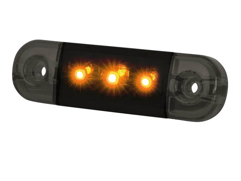 STRANDS Dark Knight Slim Sidmarkeringsljus 3 LED 12-24V - Bild 2