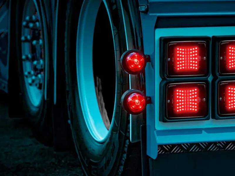 Strands Dark Knight Viking Positionsljus 6 LED 12-24V ø78mm - Bild 4