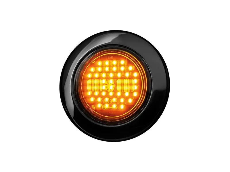 STRANDS DARK KNIGHT IZE LED Positionsljus Amber 10-30V ø155mm - Bild 2