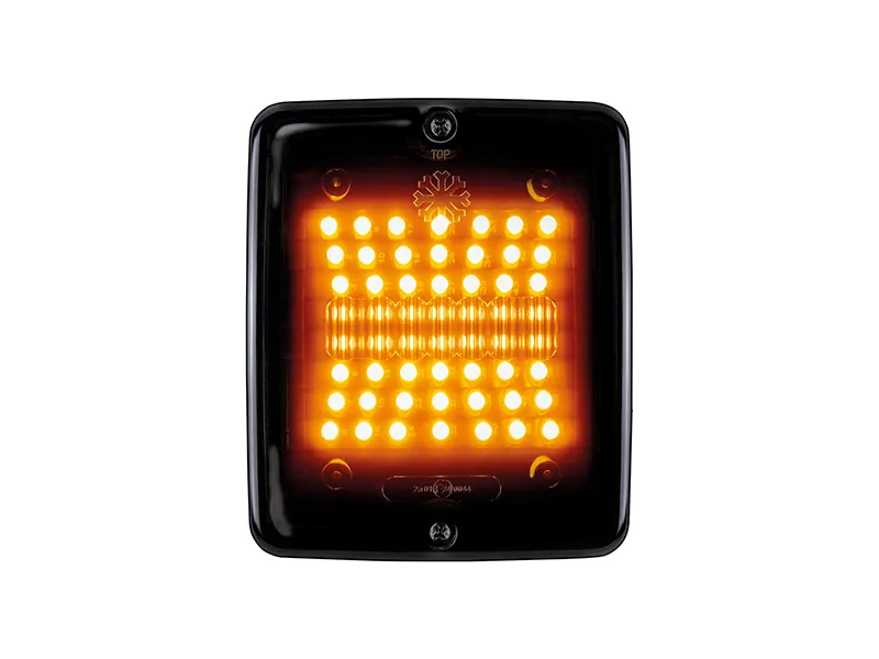 Strands Dark Knight IZE LED Square Amber 24V - Fyrkantig Varsellampa - Bild 2