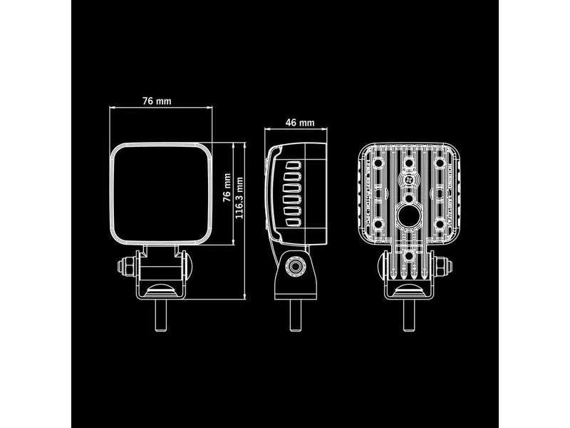 Strands Freedom Work Light Arbetslampa 1435lm 10-70V med 2,5m Kabel - Bild 5