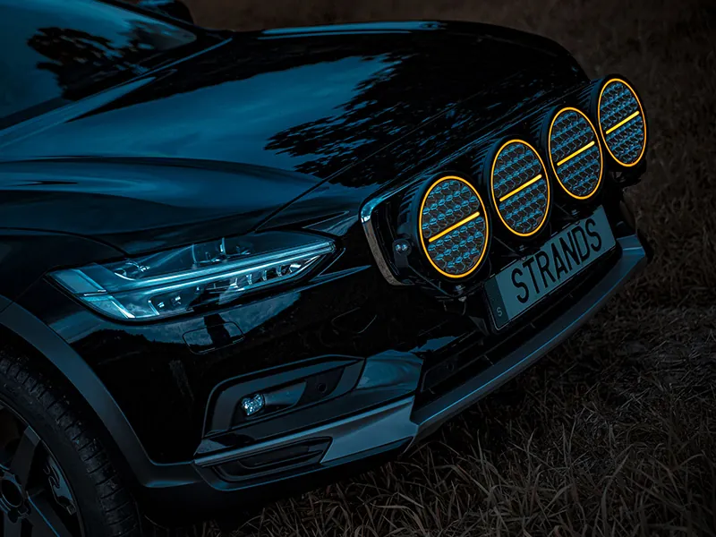 STRANDS SIBERIA NIGHT RANGER SPOT 9" Extraljus 14280lm 9-35V med Positionsljus - Bild 4