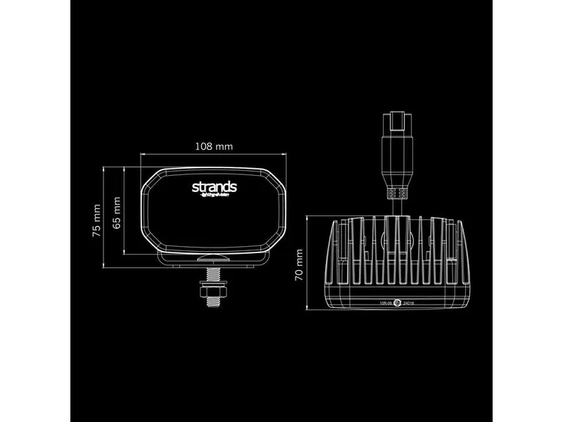 Strands FOR9T Light Pod 4500lm 10-48V Extraljus med Position - Bild 9