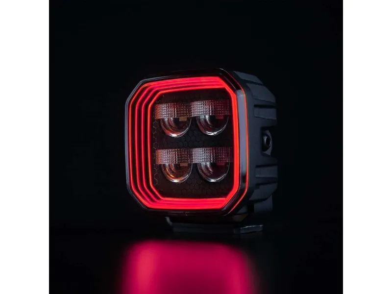 Strands FOR9T NO-GLARE Arbetsbelysning 7200lm 10-48V med Röd och Gul Positionsljus - Bild 2