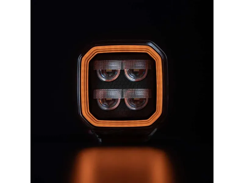 Strands FOR9T NO-GLARE Arbetsbelysning 7200lm 10-48V med Röd och Gul Positionsljus - Bild 6