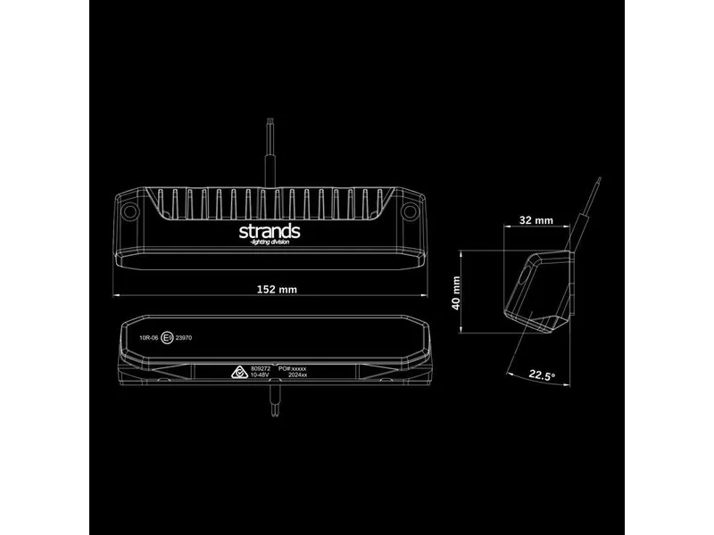 Strands Firefly Scene Light Arbetsbelysning 2000lm 10-48V 5700K - Bild 5