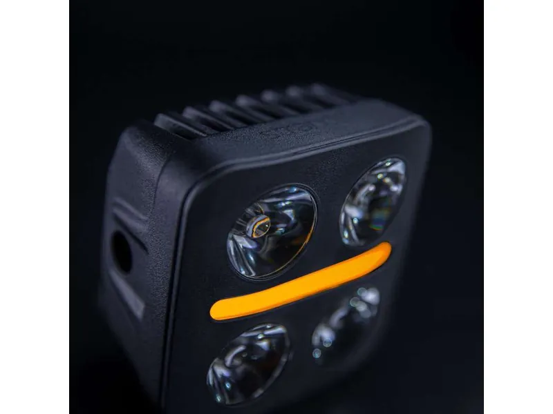 STRANDS NUUK D-LINE QBA Fjärrljus 3680lm 10-32V med Gul och Vit Positionsbelysning - Bild 4