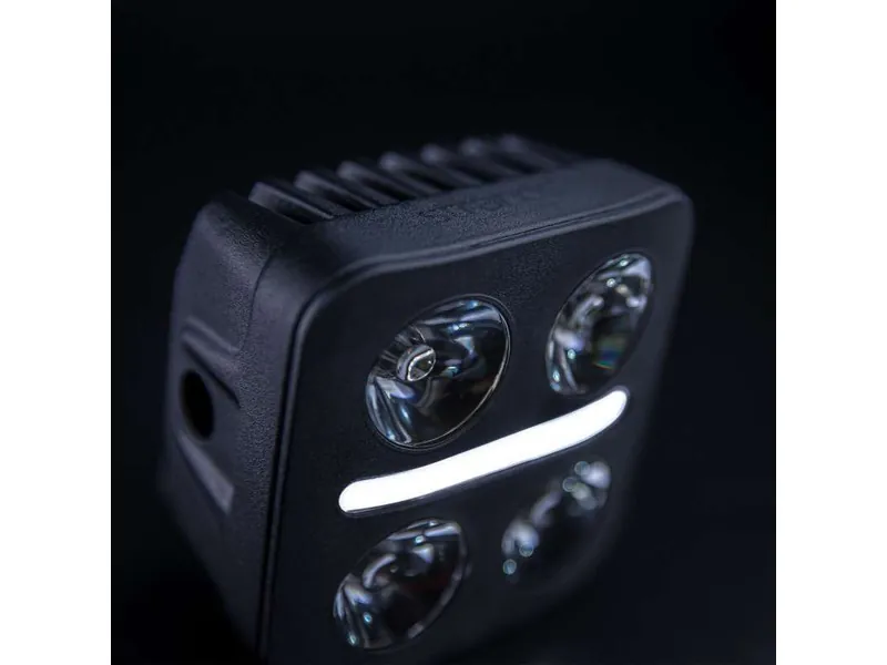 STRANDS NUUK D-LINE QBA Fjärrljus 3680lm 10-32V med Gul och Vit Positionsbelysning - Bild 5