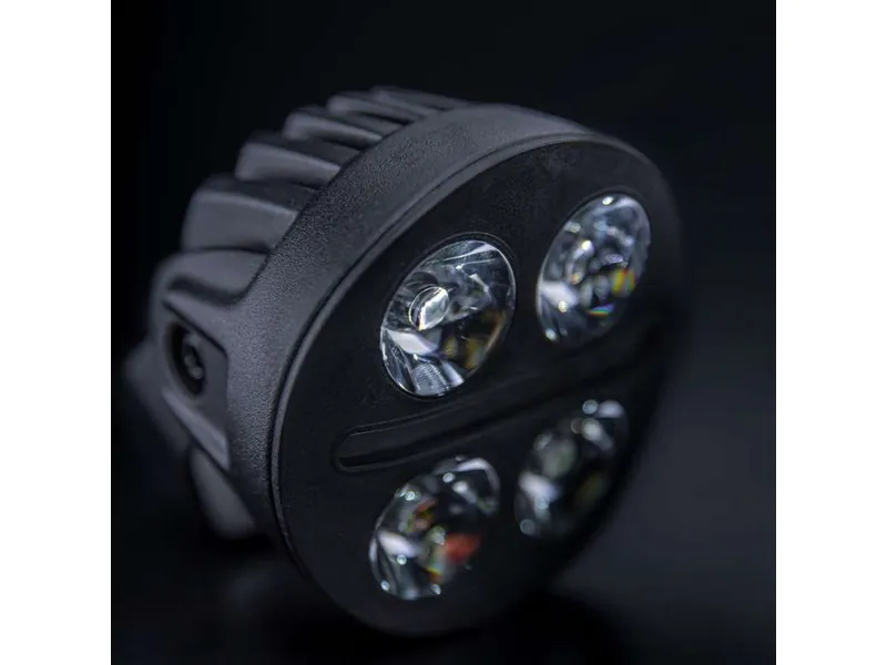 STRANDS NUUK D-LINE MC Extraljus 2540lm 10-32V med Vit och Gul Positionsljus - Bild 6