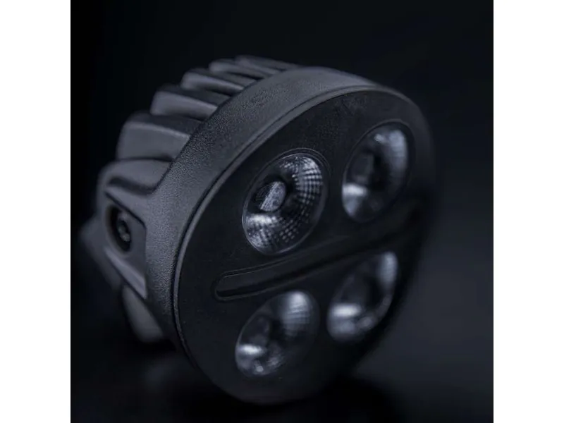 STRANDS NUUK D-LINE MC Arbetsljus 2740lm 10-32V med Röda och Gula Positionsljus - Bild 6