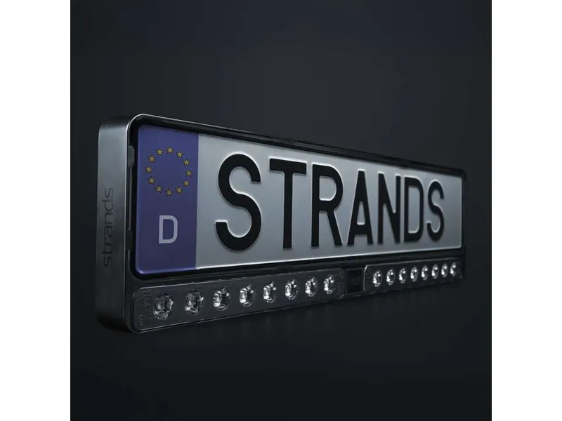 STRANDS NUUK E-LINE DUO BLACK LED-ramp 2x10 tum 9000lm 9-36V - Bild 4