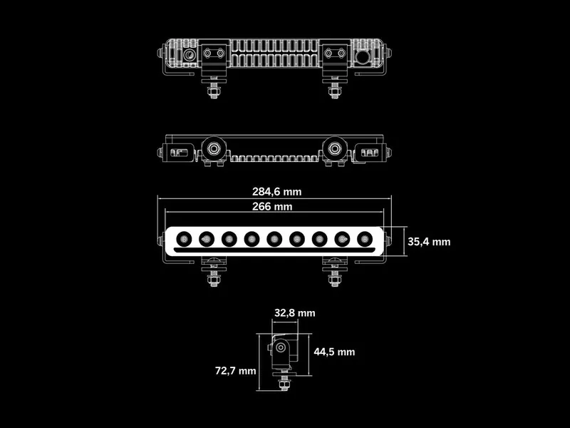 Strands Nuuk D-Line 10" LED-ramp 6000lm 10-36V - Bild 3