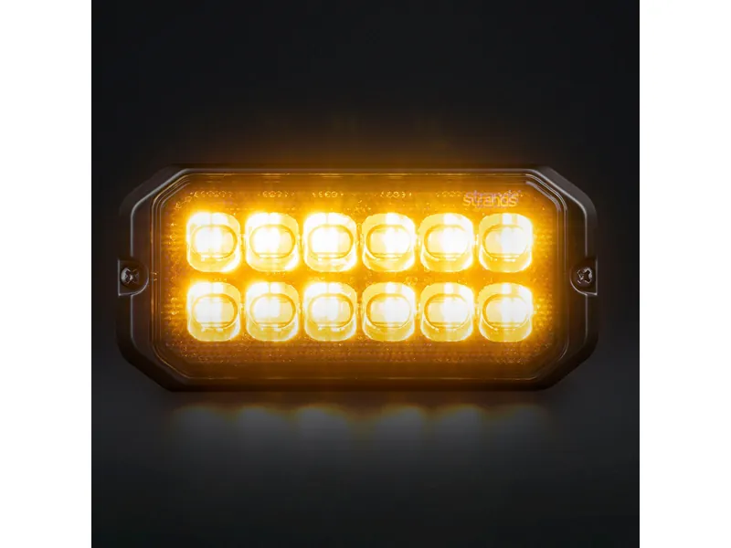 Strands Dark Knight Duo LED-varningsljus 12 LED, dubbelriktat