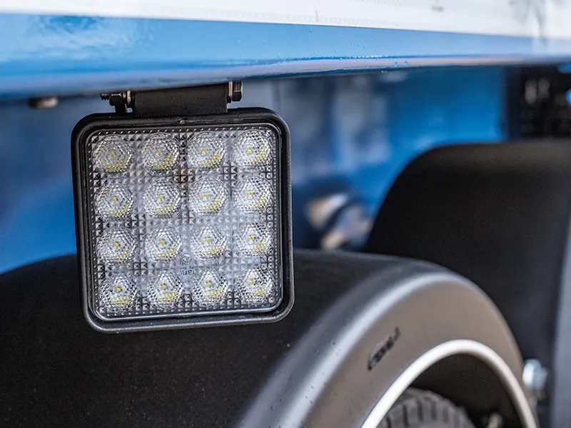 STRANDS LED-arbetslampa Fyrkantig 25W 12-32V 2200 lumen E-godkänd Backljus - Bild 4