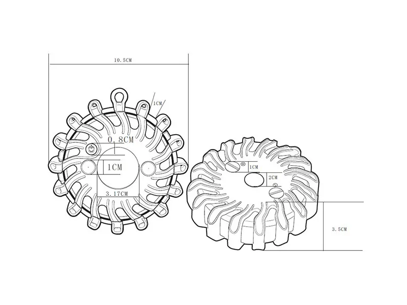 Strands Smart LED-varningsljus 6-polig - Bild 3