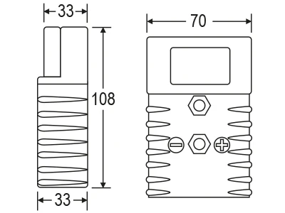 Starthjälp Kabel 50mm² - 5m med Gaffelkopplingar - Bild 6